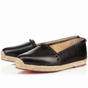 Christian Louboutin Ares Flat Calf Espadrille 
Size 39
